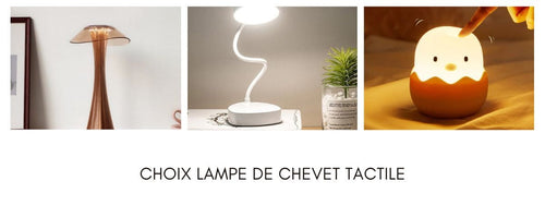 choix lampe chevet tactile