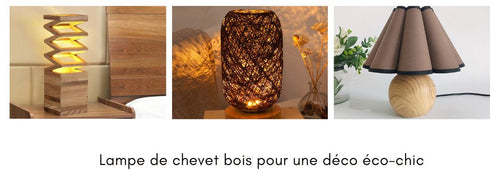 lampe de chevet bois décoration éco-chic