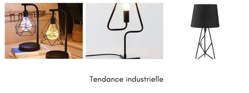 lampe de chevet tendance industrielle