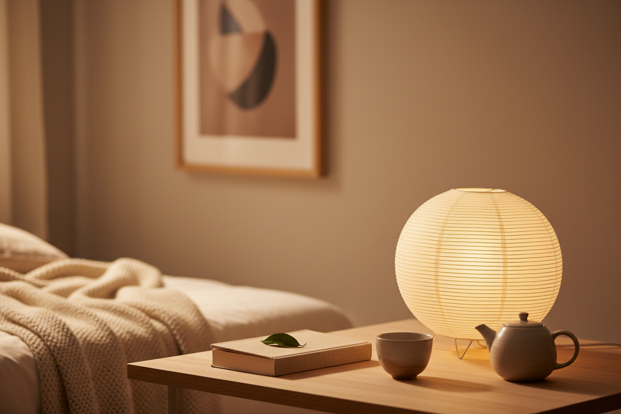 Lampe de chevet Lanterne Papier Japonaise