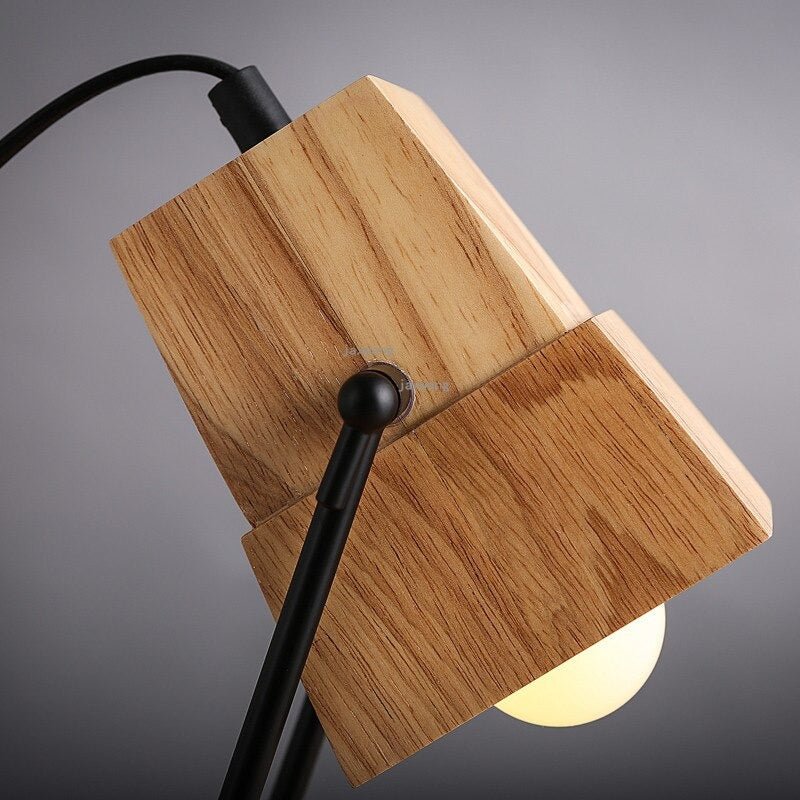 Lampe de chevet Bois Ajustable LampesDeChevet