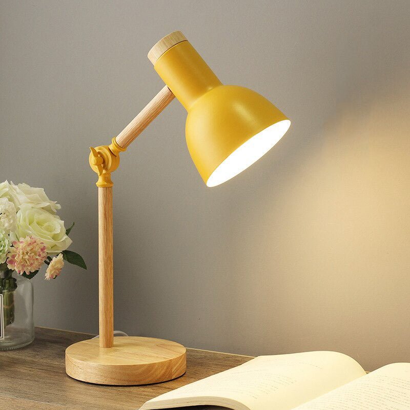 Lampe de chevet Bois Articulée LampesDeChevet Jaune