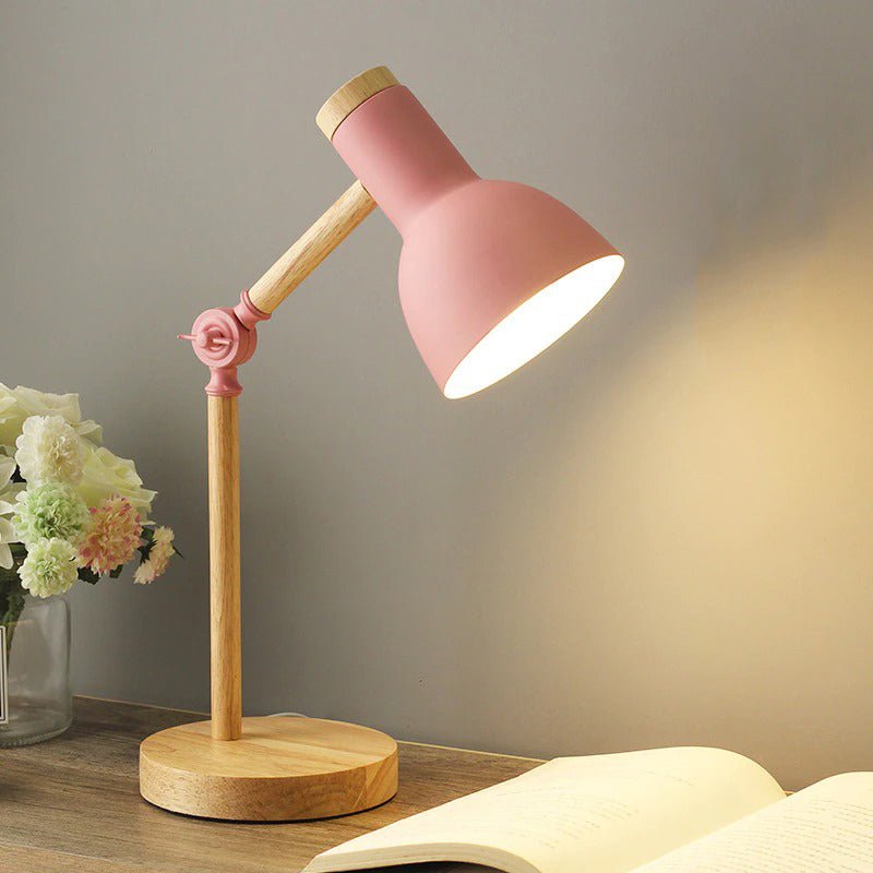 Lampe de chevet Bois Articulée LampesDeChevet Rose