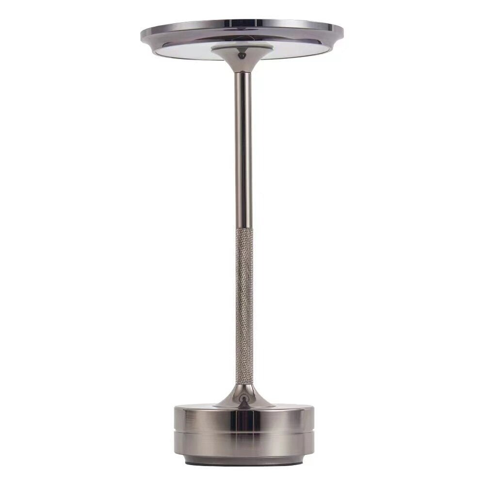 Lampe de chevet Design Italien Rechargeable LampesDeChevet Argentée