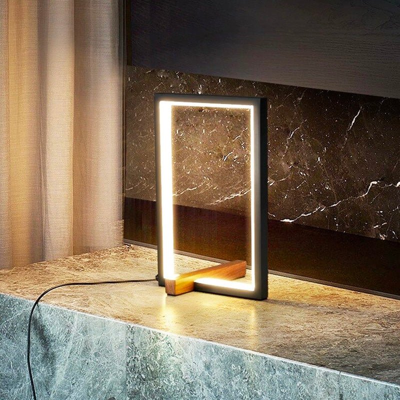 Lampe de chevet Design LED Rectangulaire LampesDeChevet Noir