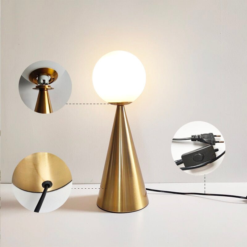 Lampe de chevet Dorée Moderne LampesDeChevet