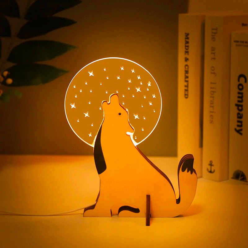 Lampe de chevet Enfant Animaux LampesDeChevet Loup