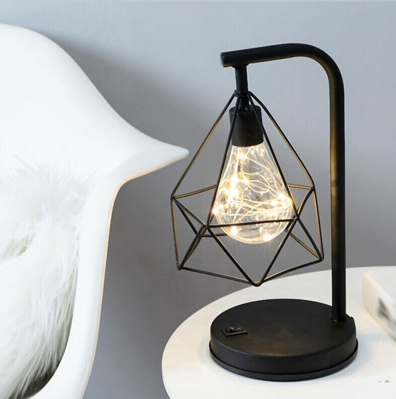 Lampe de chevet Industrielle Sans fil LampesDeChevet Jaune