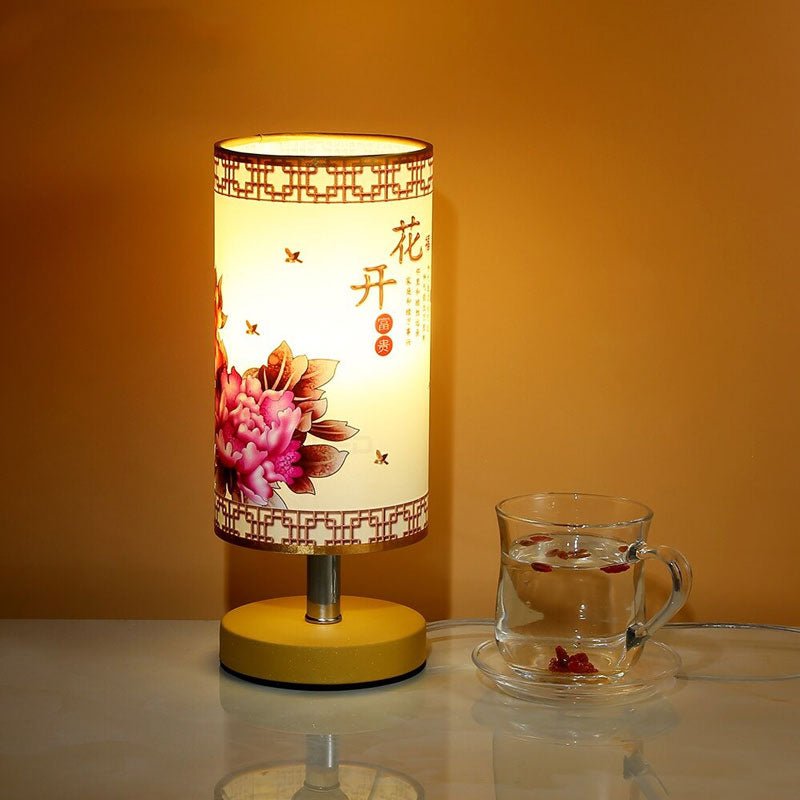 Lampe de chevet Japonaise Scandinave Ronde LampesDeChevet Lotus