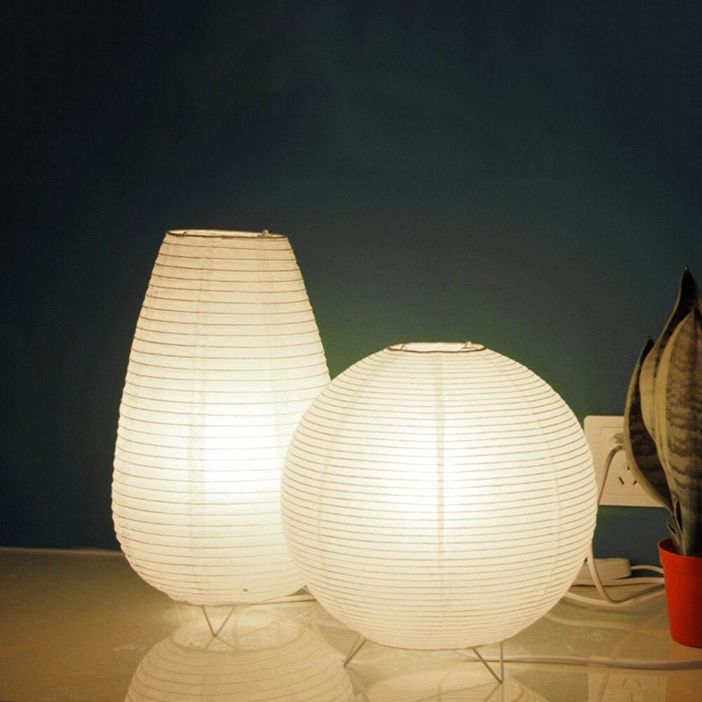 Lampe de chevet bois brut lune - Ampoule ronde - Luminaire nature