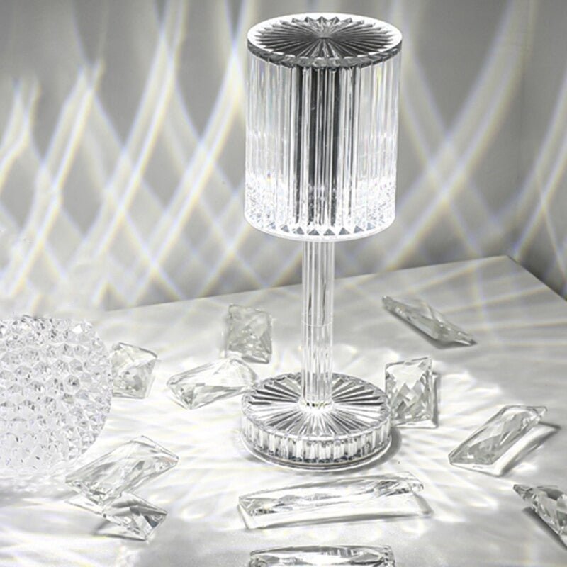 Lampe de chevet LED Diamant Ronde LampesDeChevet