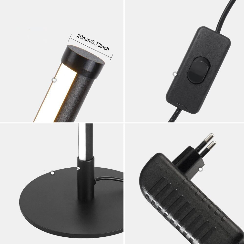 Lampe de chevet LED Noire LampesDeChevet