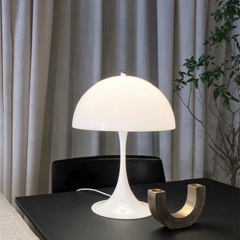 Lampe de chevet Moderne en forme de Champignon LampesDeChevet Blanc