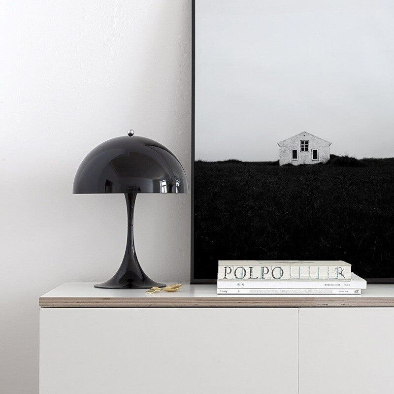 Lampe de chevet Moderne en forme de Champignon LampesDeChevet Noir