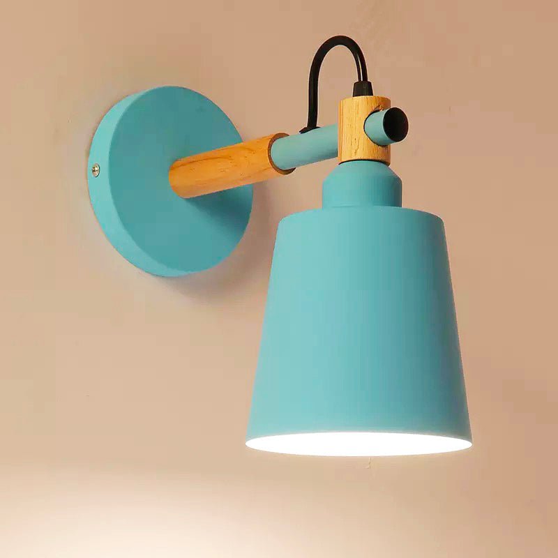 Lampe de chevet Murale Bois Nordique LampesDeChevet Bleu