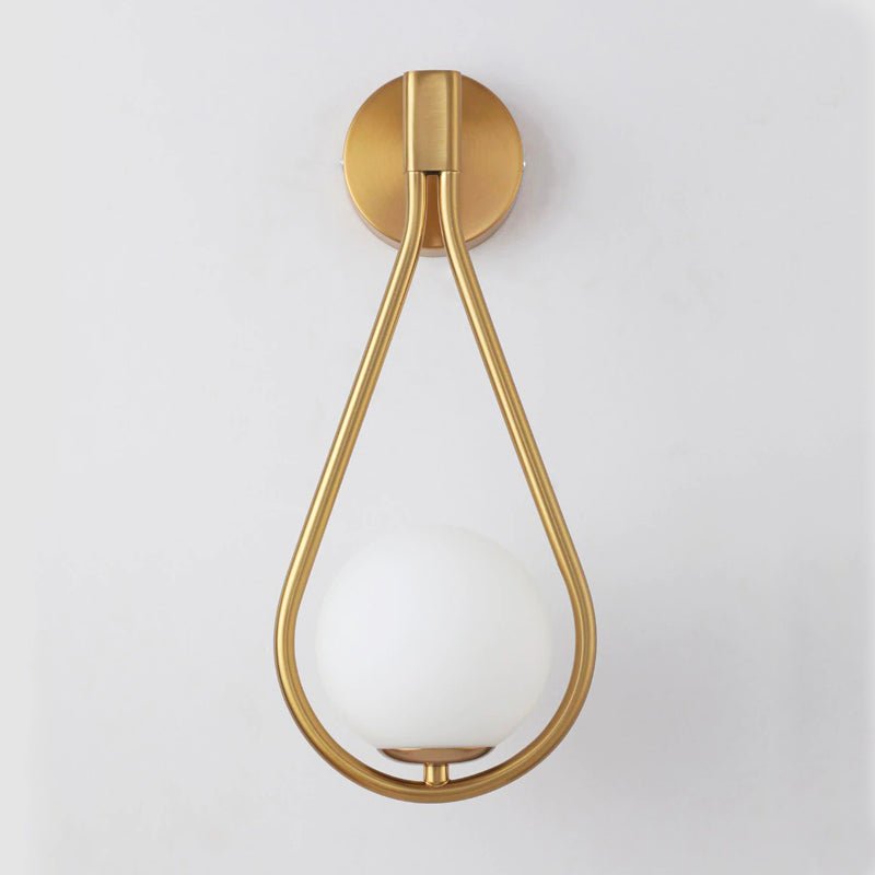 Lampe de chevet Murale Boule Métal Doré LampesDeChevet