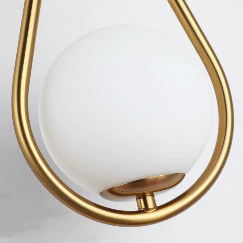 Lampe de chevet Murale Boule Métal Doré LampesDeChevet