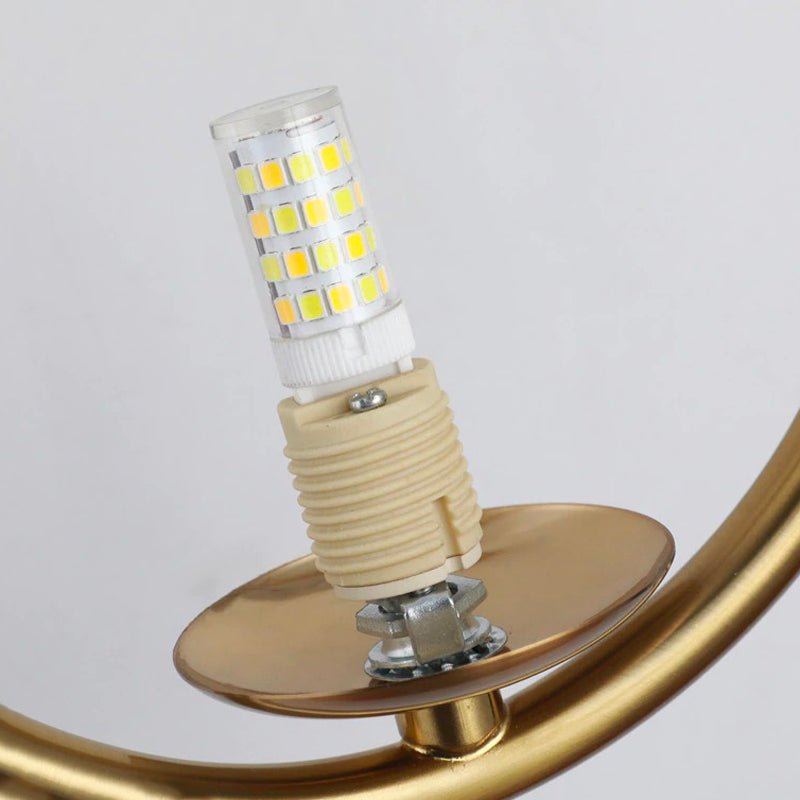 Lampe de chevet Murale Boule Métal Doré LampesDeChevet
