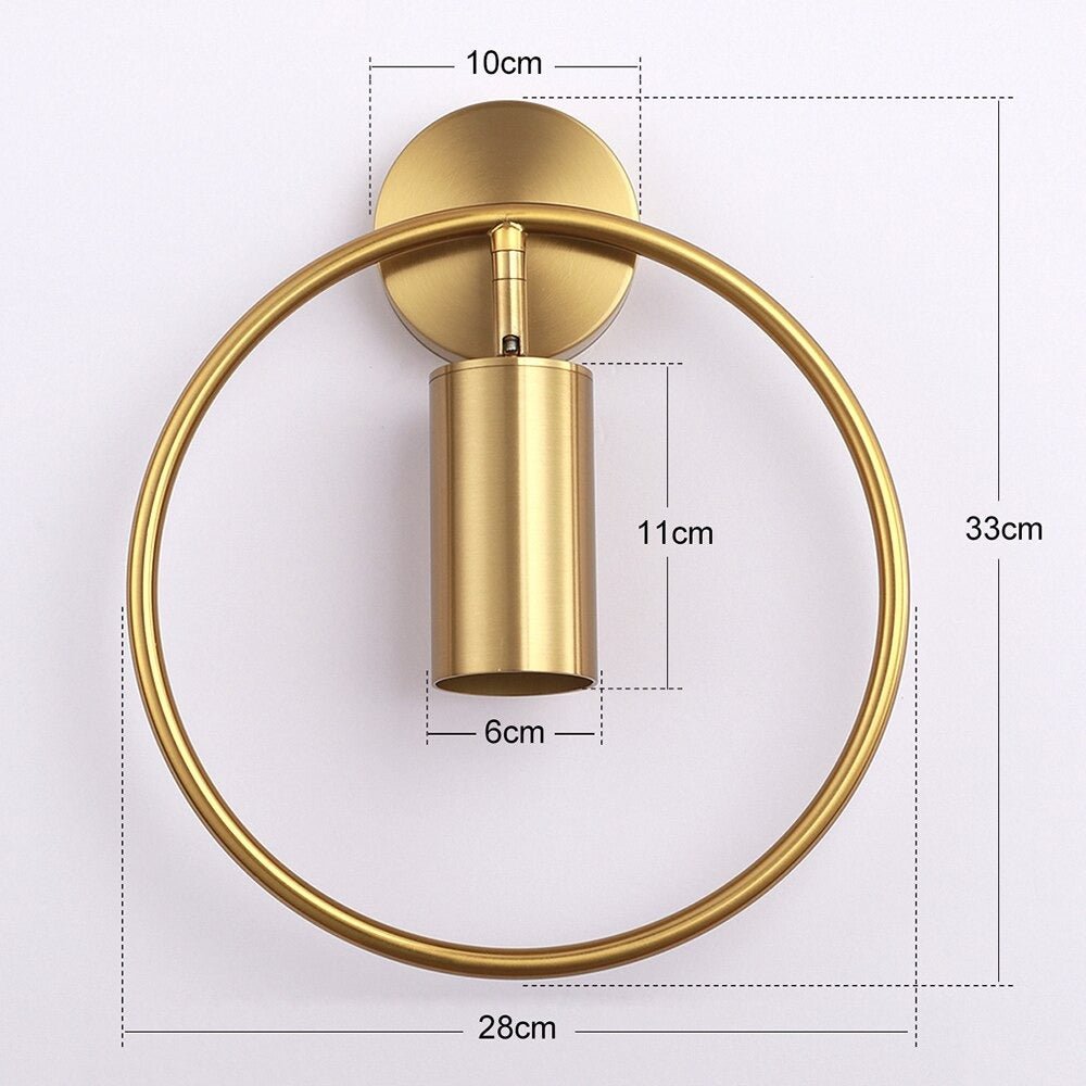 Lampe de chevet Murale Cercle Design LampesDeChevet