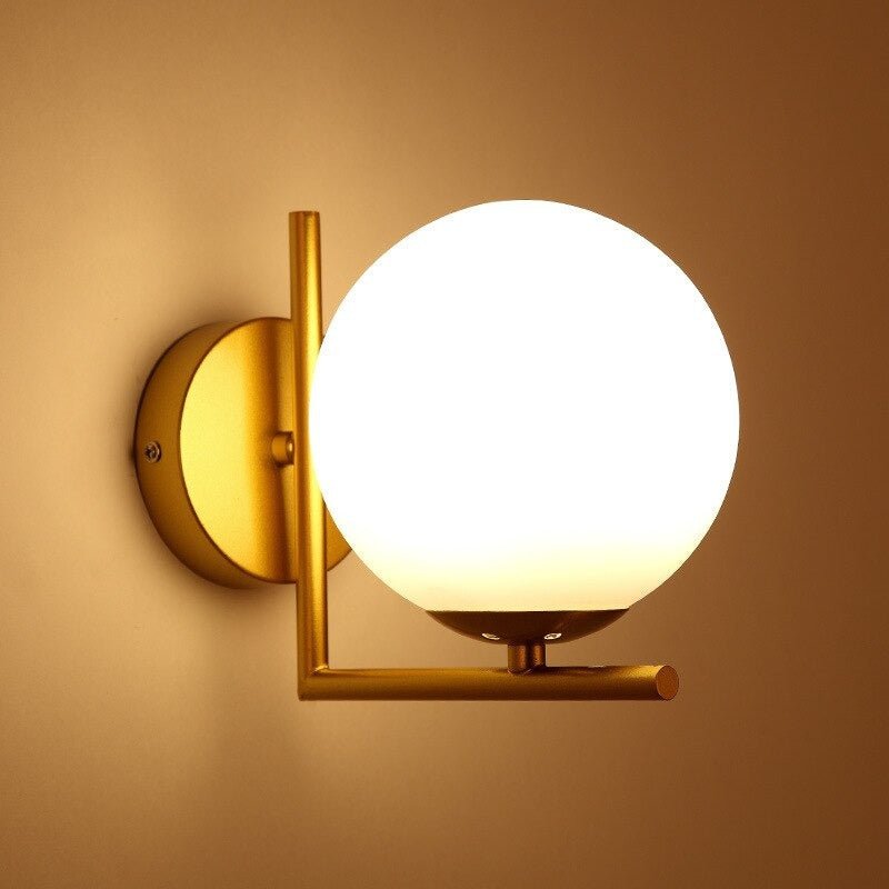 Lampe de chevet Murale Design Lune LampesDeChevet Dorée