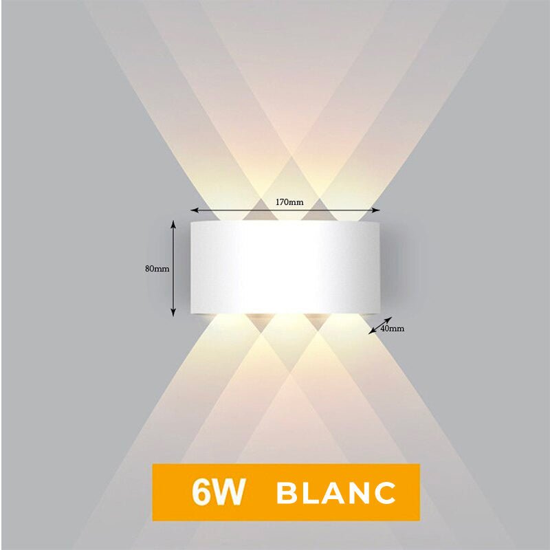 Lampe de chevet Murale Diamant LampesDeChevet 6W Blanc