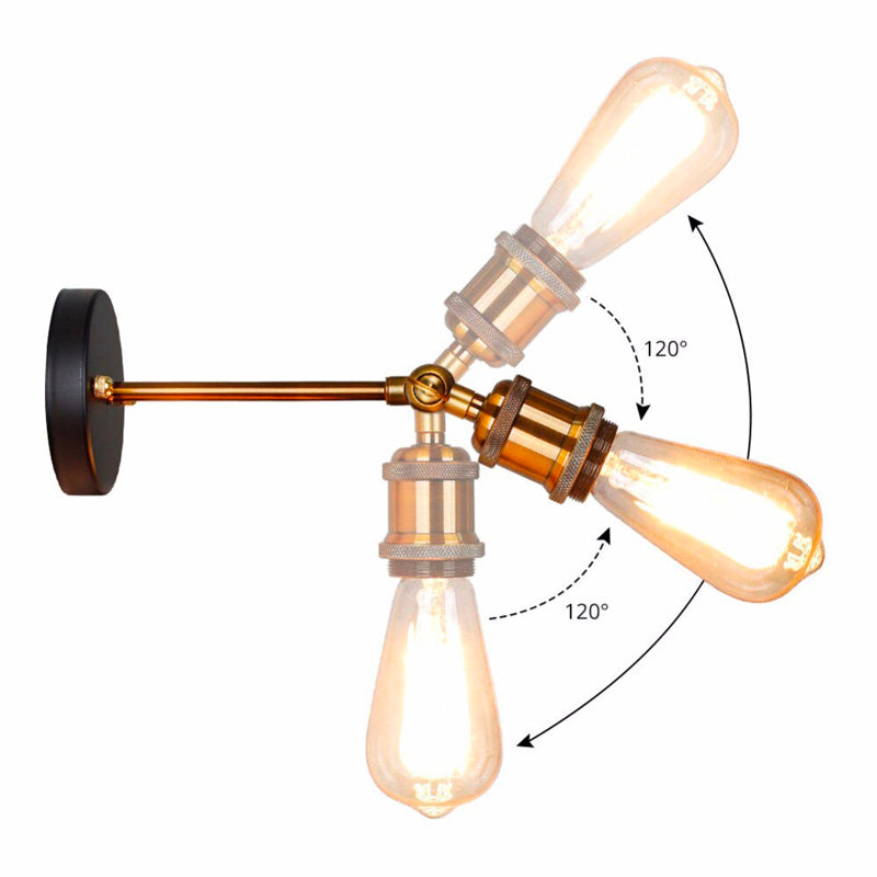 Lampe de chevet Murale Industrielle Edison LampesDeChevet