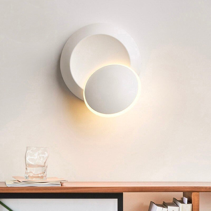 Lampe de chevet Murale LED Rotative LampesDeChevet Blanc Froide