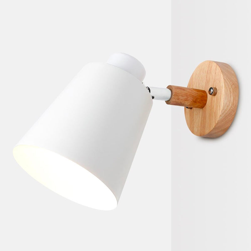 Lampe de chevet Murale Moderne Bois LampesDeChevet Blanc