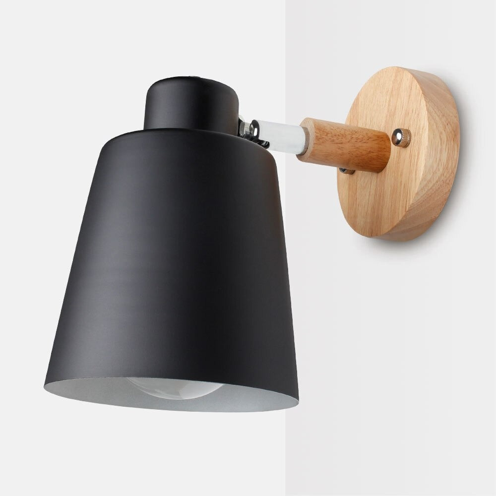 Lampe de chevet Murale Moderne Bois LampesDeChevet Noir