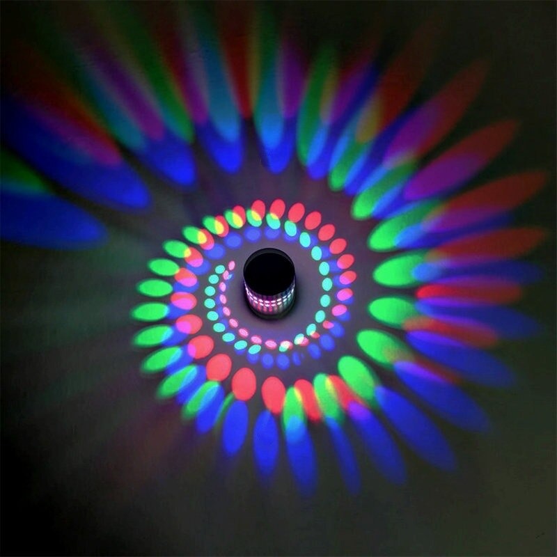 Lampe de chevet Murale Spirale LampesDeChevet Multicolore