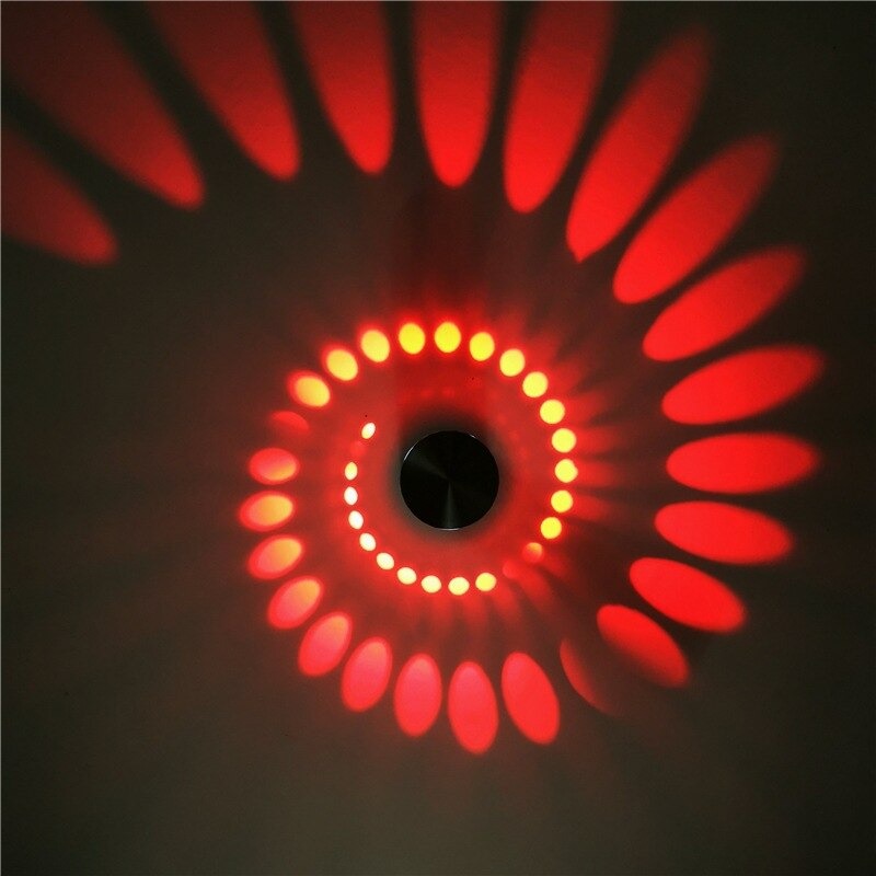 Lampe de chevet Murale Spirale LampesDeChevet Rouge