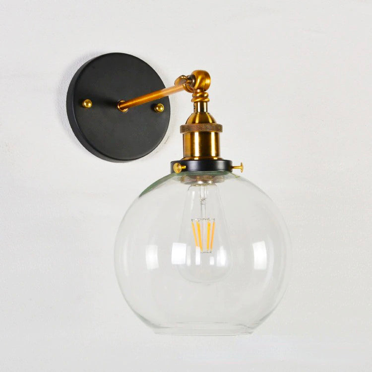 Lampe de chevet Murale Vintage en Verre LampesDeChevet Boule