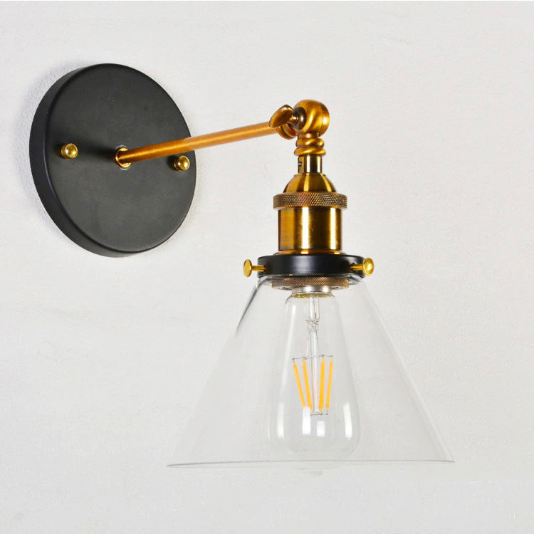 Lampe de chevet Murale Vintage en Verre LampesDeChevet Cône