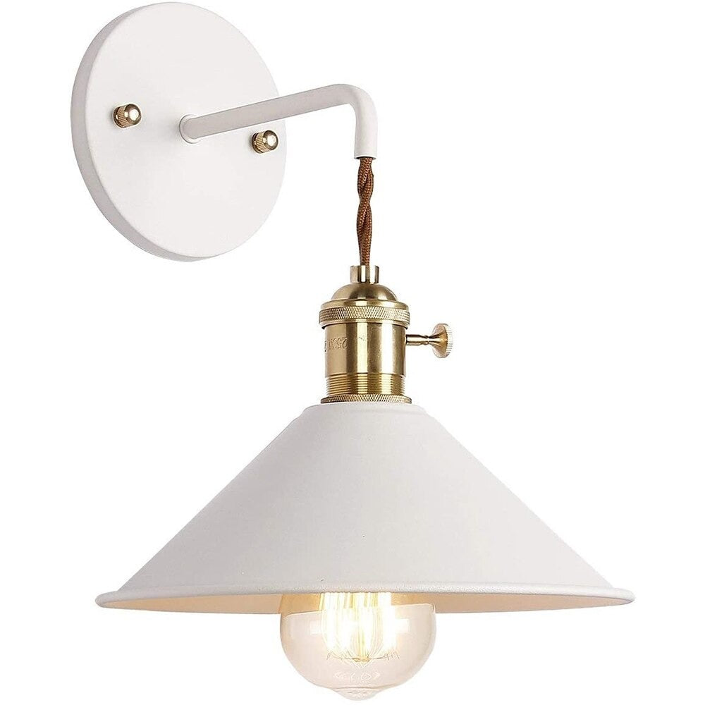 Lampe de chevet Murale Vintage Métal LampesDeChevet Blanc