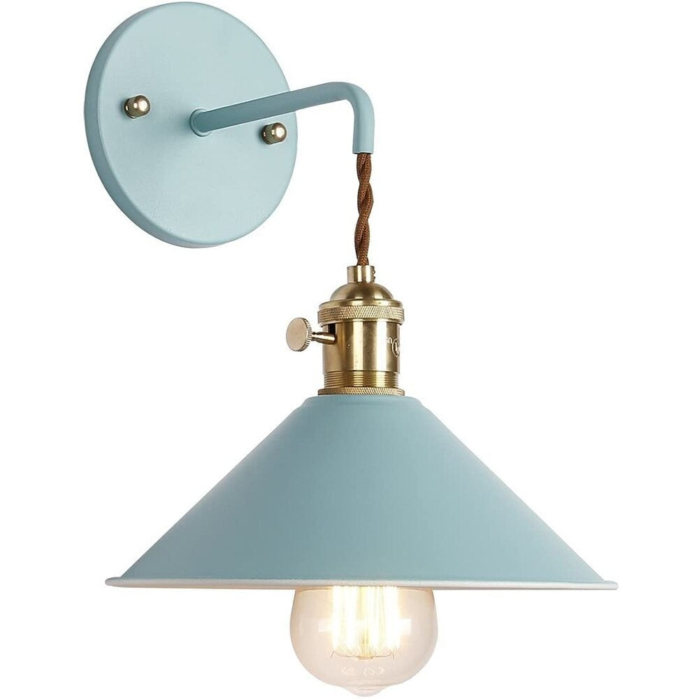Lampe de chevet Murale Vintage Métal LampesDeChevet Bleu