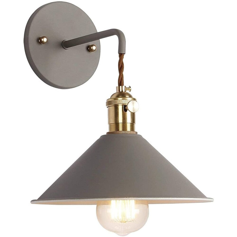 Lampe de chevet Murale Vintage Métal LampesDeChevet Gris