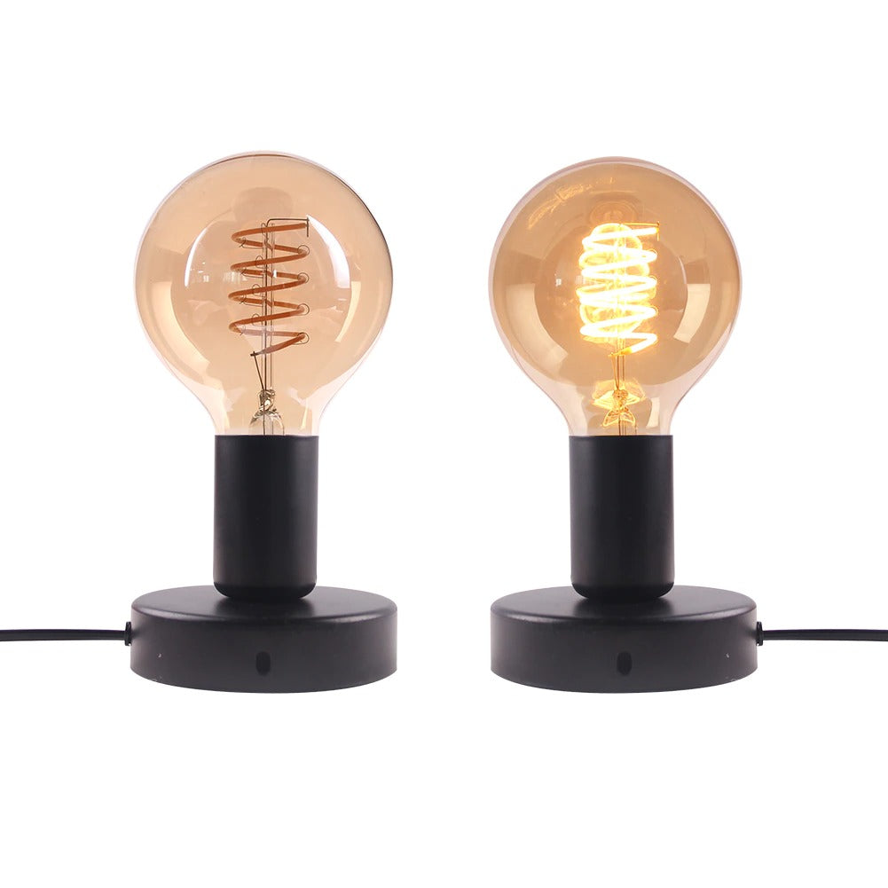 Lampe de chevet Rétro Edison LampesDeChevet Noir