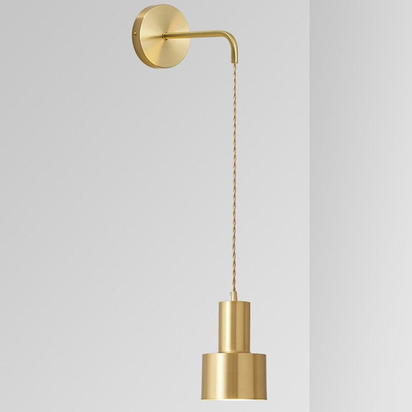 Lampe de chevet Suspendue Dorée Design LampesDeChevet