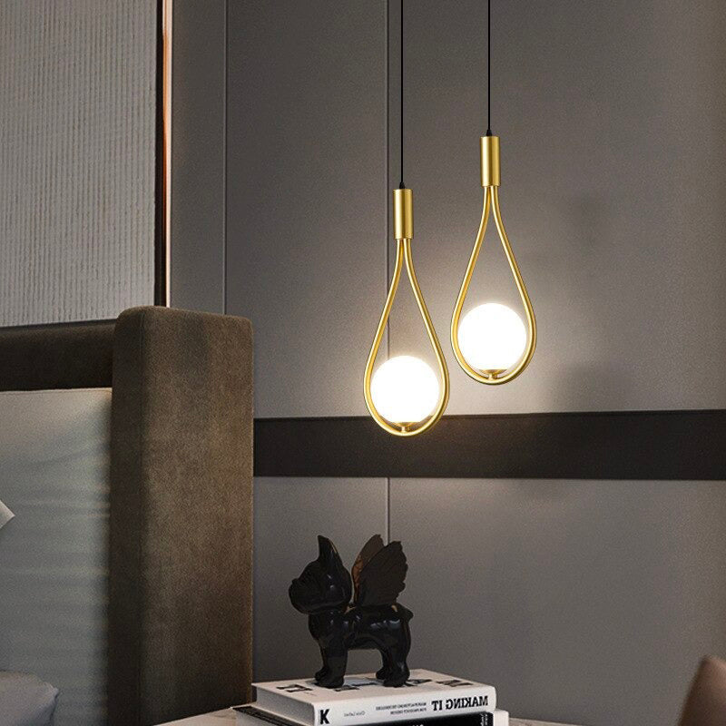 Lampe de chevet Suspendue Laiton LampesDeChevet Dorée