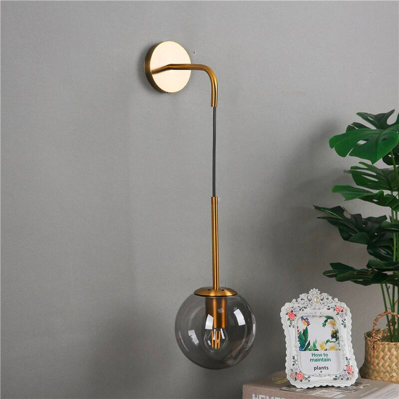 Lampe de chevet Suspendue Murale en Verre LampesDeChevet