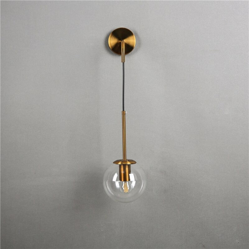 Lampe de chevet Suspendue Murale en Verre LampesDeChevet