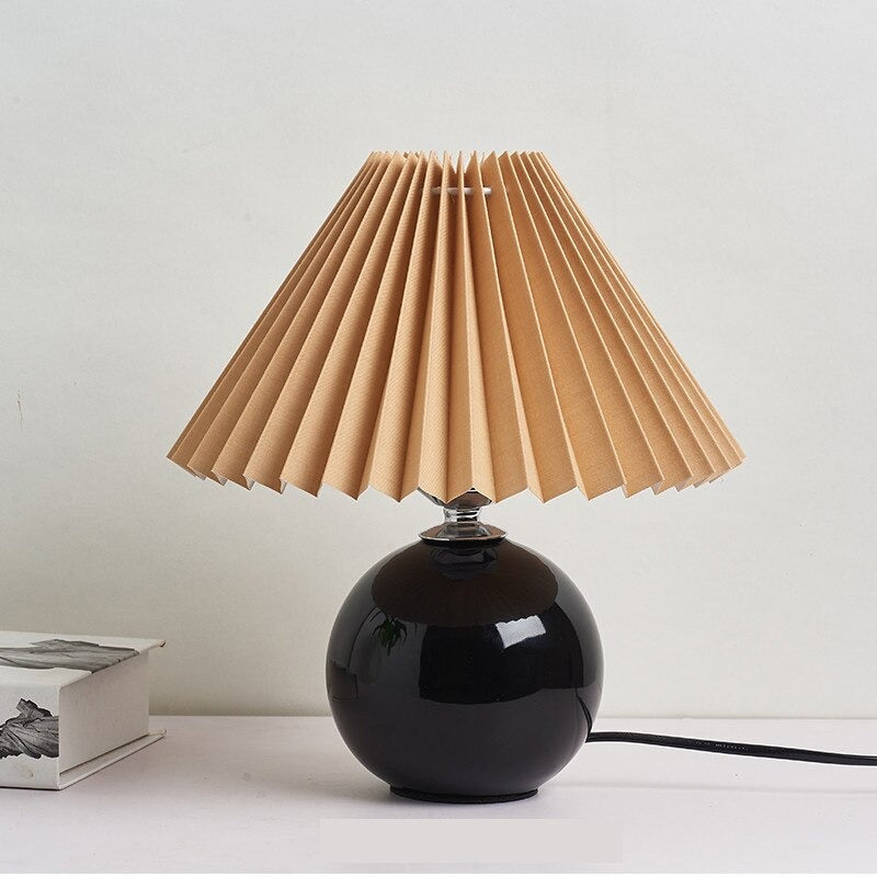 Lampe de chevet Vintage Céramique LampesDeChevet Caramel Noir