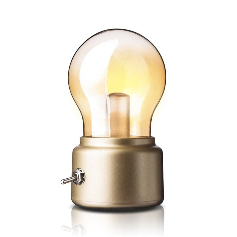 Lampe sans fil rechargeable exquise, lampe de chevet sans fil