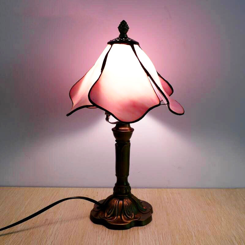 Lampe de chevet Vintage Tiffany Rose LampesDeChevet