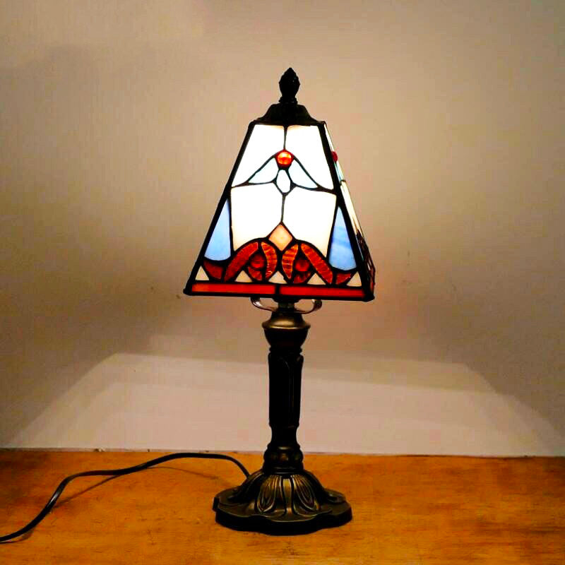 Lampe de chevet Vintage Tiffany Rouge LampesDeChevet 2