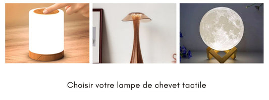 choix lampe de chevet tactile