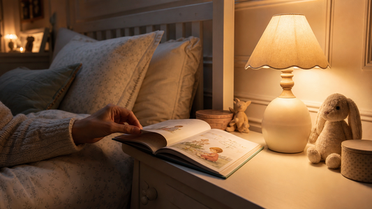 Lampe de chevet enfant avec lumière chaude pour la lecture du soir