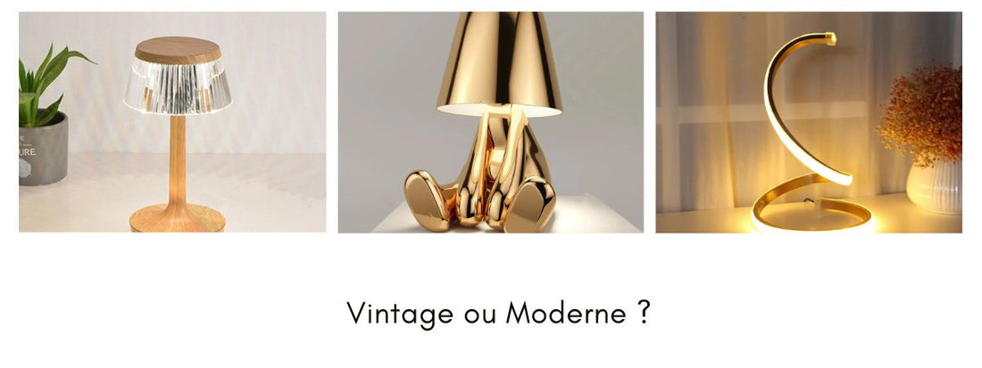 lampe de chevet vintage ou moderne