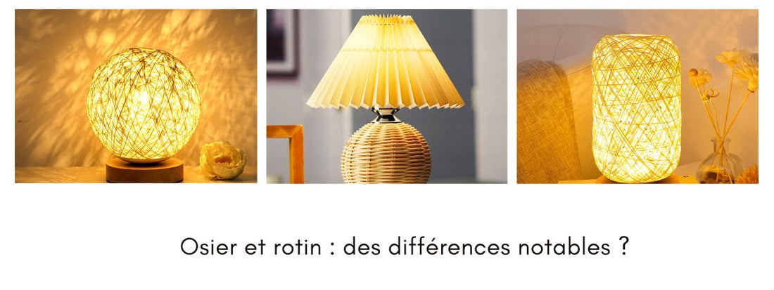 lampe de chevet osier ou rotin