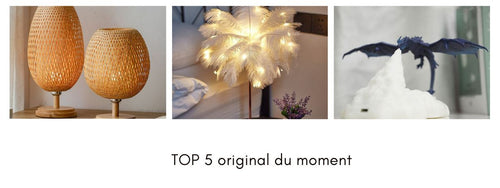 top 5 lampes de chevet originales